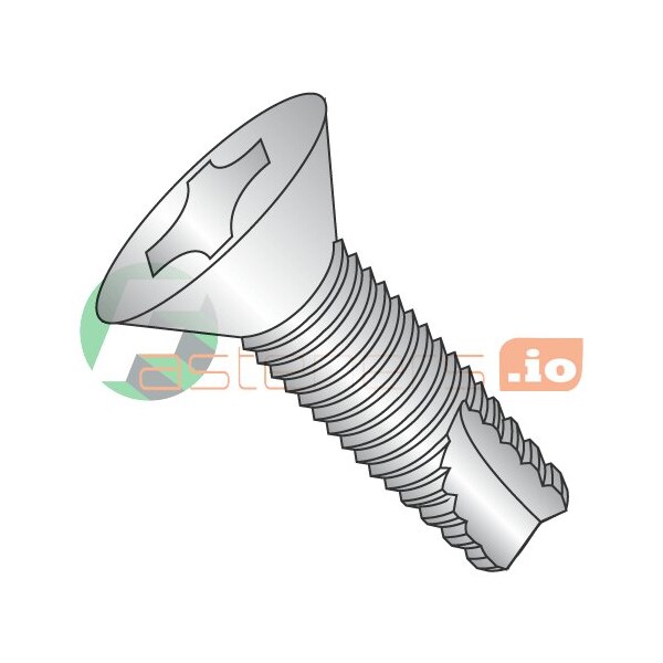 Newport Fasteners Thread Cutting Screw, #6-32 x 1/2 in, Stainless Steel Flat Head Phillips Drive, 5000 PK 769181 - main
